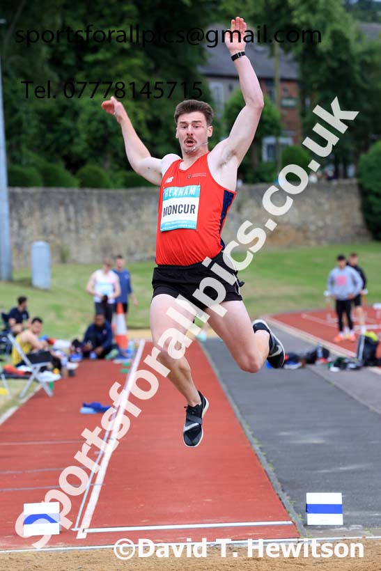 Decathlon Long Jump, 2024 EAP International Combined events, Hewcham, Northumberland.  Photo: David T. Hewitson/Sports for All Pics